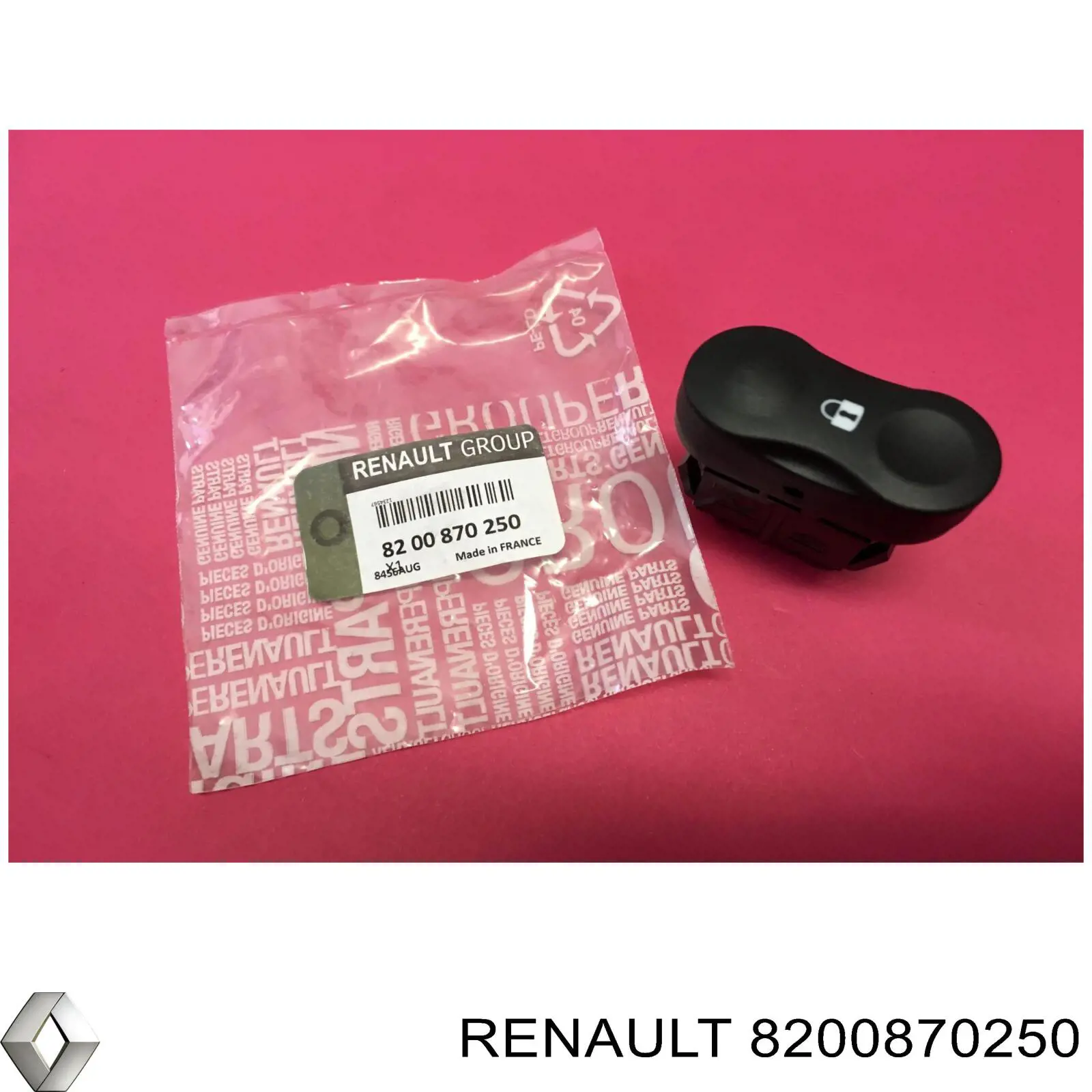 Interruptor do fecho central Renault (RVI) 8200870250 preço, a partir de 18,06 USD