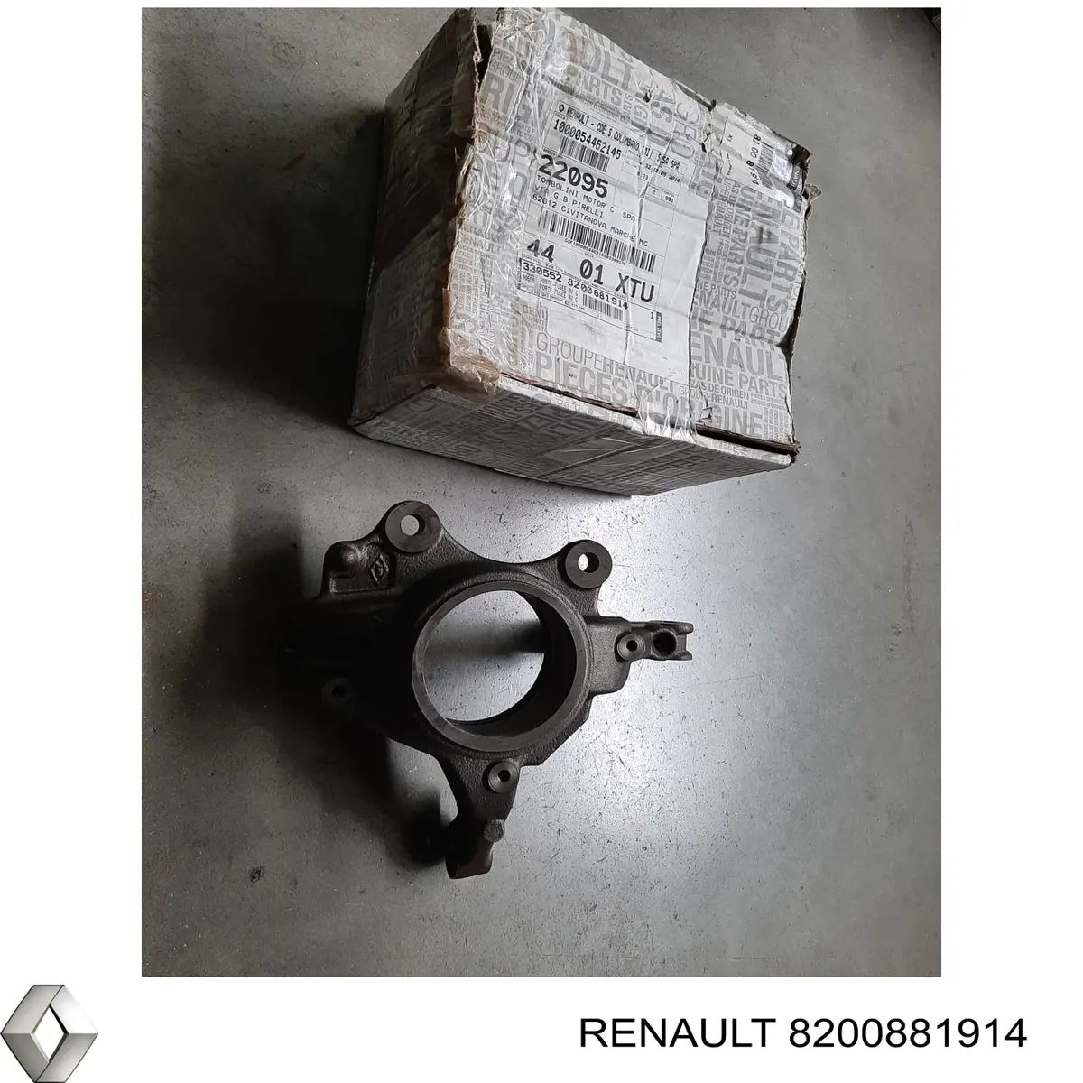 Pino moente (extremidade do eixo) dianteiro esquerdo Renault (RVI) 8200881914 preço, a partir de 129,40 USD