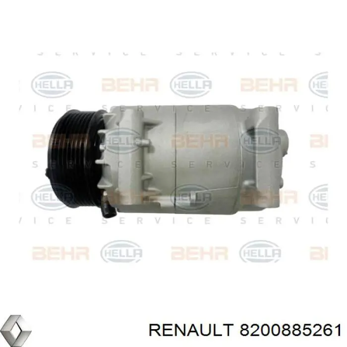 Compre 8200885261 Renault (RVI) Compressor de aparelho de ar condicionado