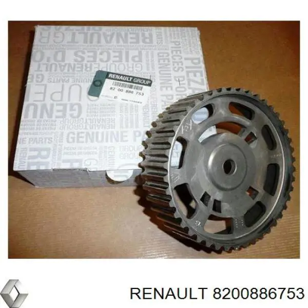 Engrenagem de cadeia da roda dentada da árvore distribuidora de motor Renault (RVI) 8200886753 preço, a partir de 29,36 USD