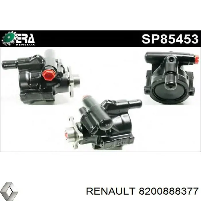 8200888377 Renault (RVI) Cubo da polia de bomba de impulsionador hidráulico (Direção hidrâulica assistida)