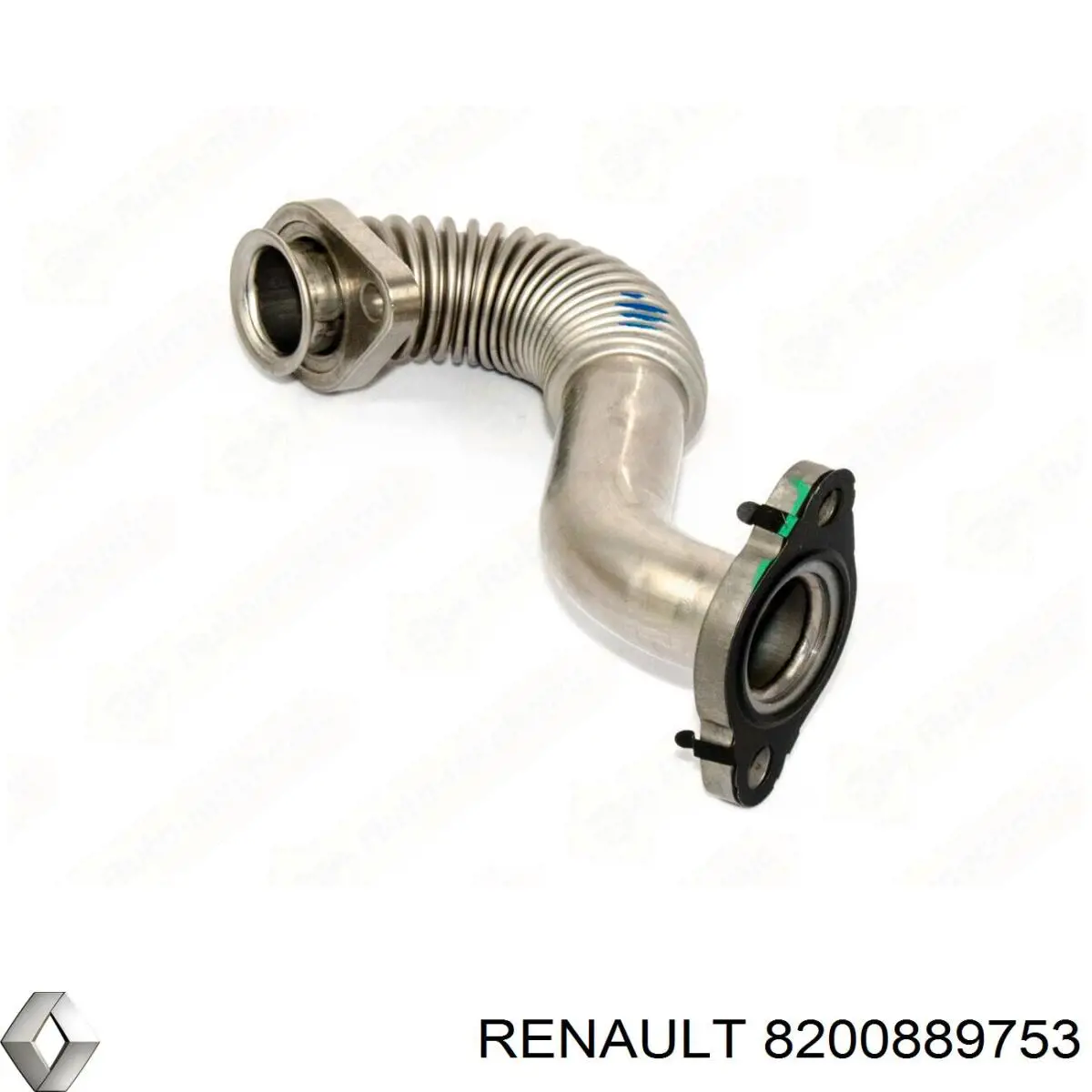Compre 8200889753 Renault (RVI) Mangueira (cano derivado) de radiador EGR, linha de combustível de retorno