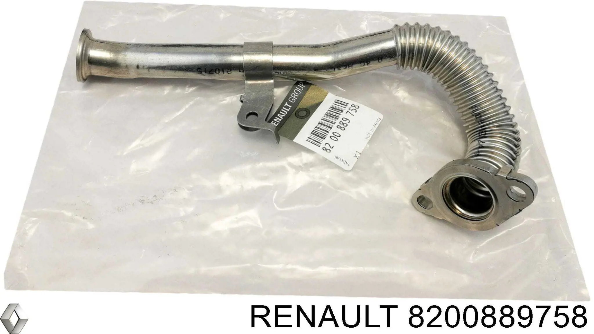 8200889758 Renault (RVI) Mangueira (cano derivado) de radiador EGR, fornecimento
