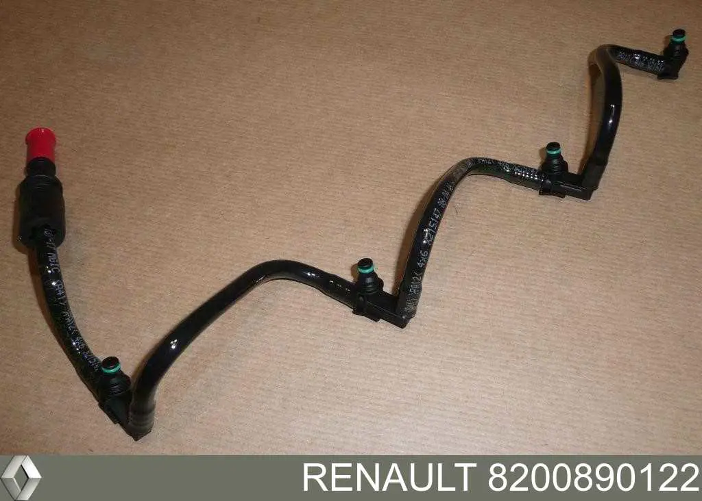 8200890122 Renault (RVI) Tubo de combustível, inverso desde os injetores