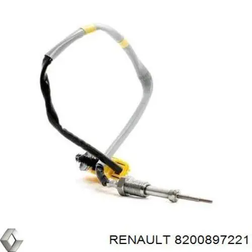 8200897221 Renault (RVI) Sensor de temperatura dos gases de escape (GE), antes de turbina