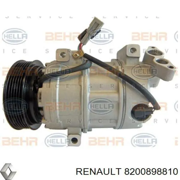 Compressor de aparelho de ar condicionado Renault (RVI) 8200898810 preço, a partir de 345,40 USD