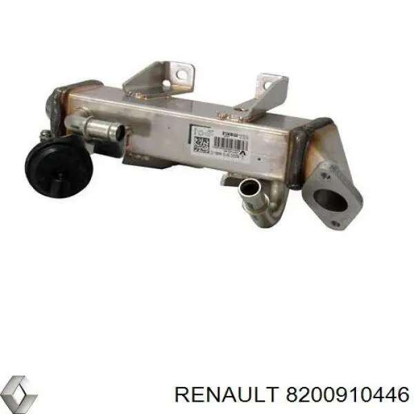 8200910446 Renault (RVI) Radiador do sistema EGR de recirculação dos gases de escape