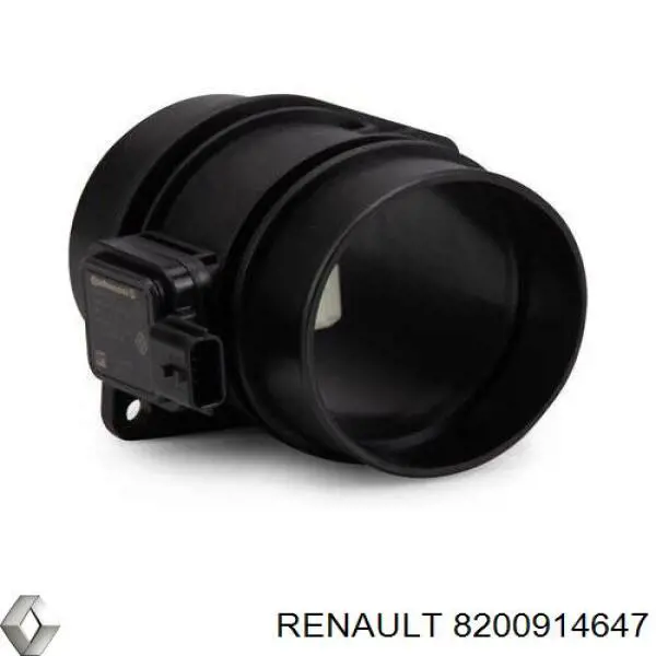 8200914647 Renault (RVI) Sensor de fluxo (consumo) de ar, medidor de consumo M.A.F. - (Mass Airflow)