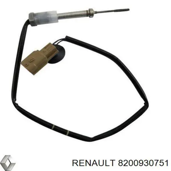 Compre 8200930751 Renault (RVI) Sensor de temperatura dos gases de escape (GE), antes de turbina