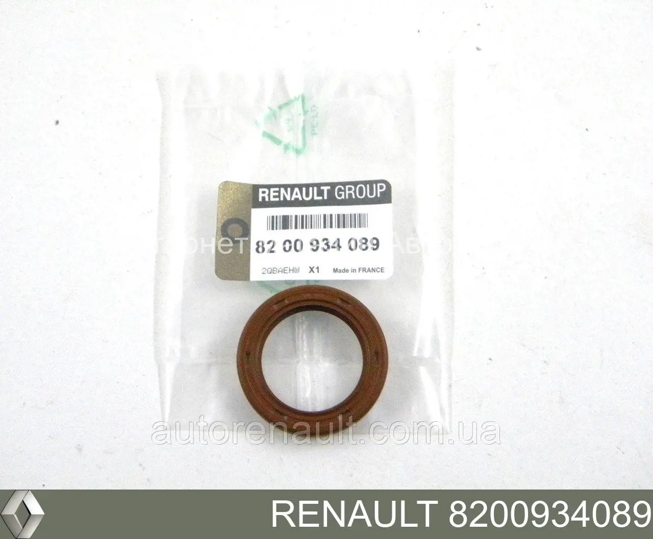 8200934089 Renault (RVI) Vedação da árvore distribuidora de motor
