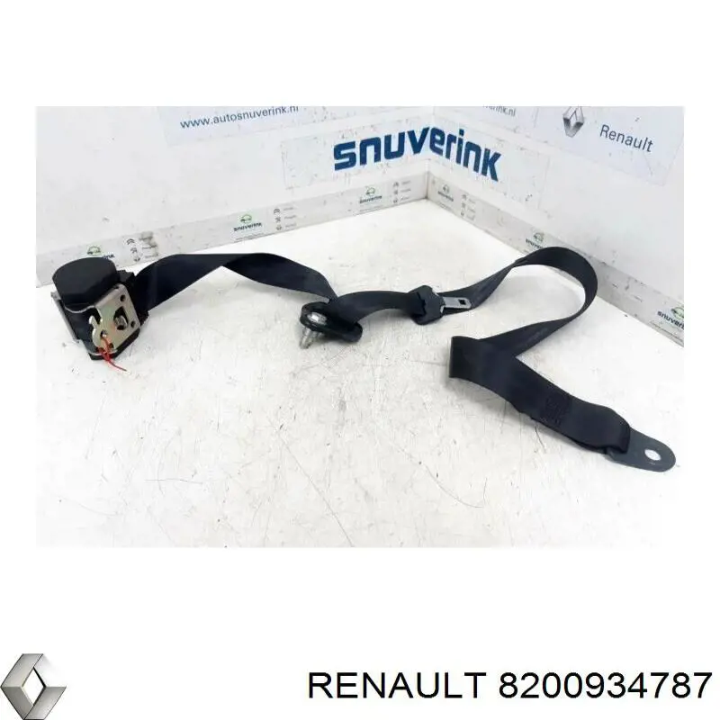 8200934787 Renault (RVI) Correia de segurança dianteira direita