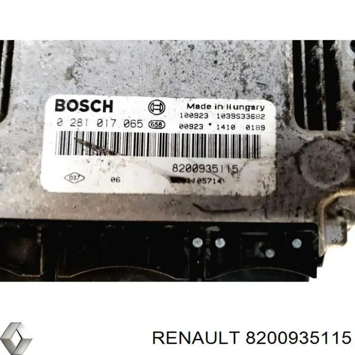 Módulo de direção (Centralina eletrônica) de motor 8200935115 Renault (RVI)