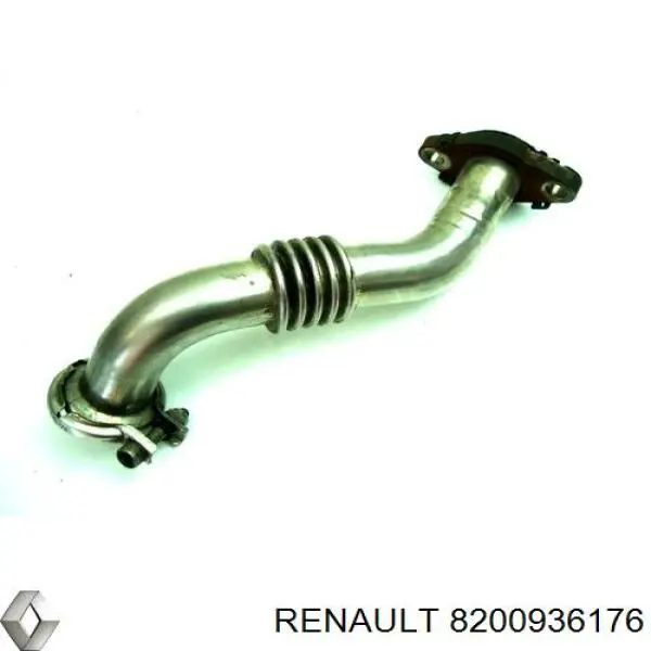 8200493345 Renault (RVI) Braçadeira de cano derivado de válvula EGR