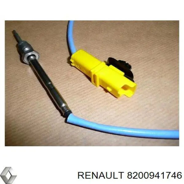8200941746 Renault (RVI) Sensor de temperatura dos gases de escape (GE), antes de turbina