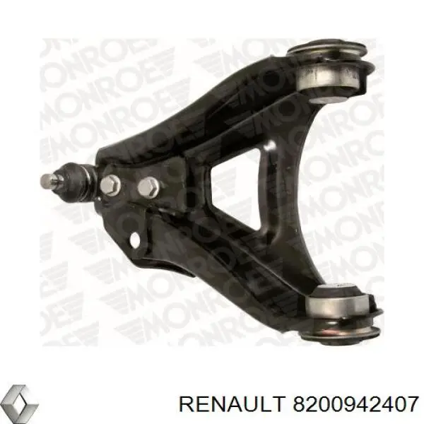 Braço oscilante inferior esquerdo de suspensão dianteira Renault (RVI) 8200942407 preço, a partir de 45,97 USD