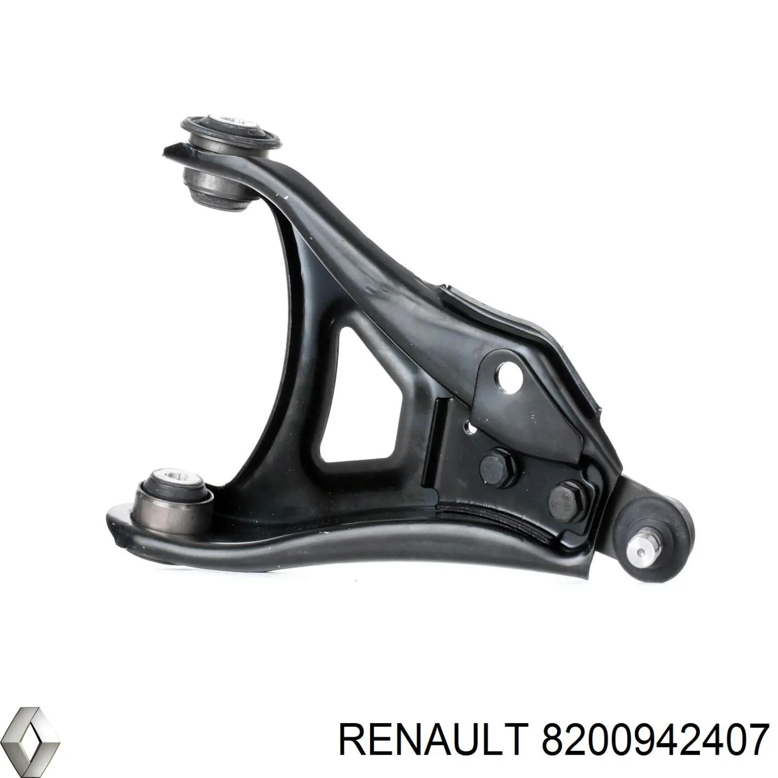 8200942407 Renault (RVI) Braço oscilante inferior esquerdo de suspensão dianteira