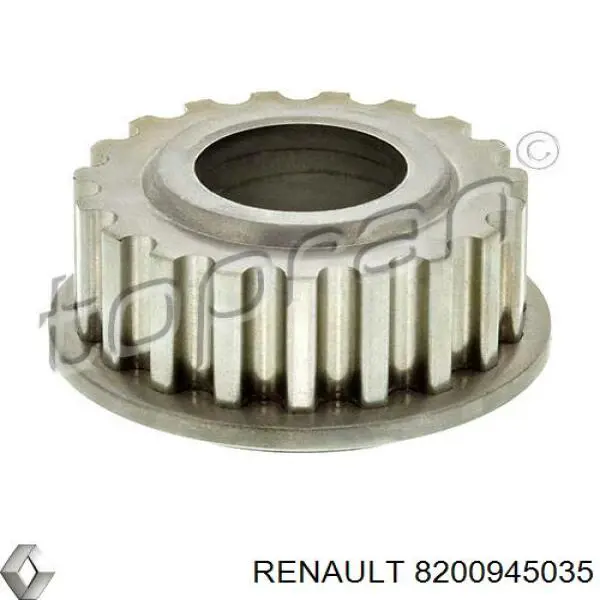 Engrenagem de cadeia da roda dentada de acionamento de cambota de motor Renault (RVI) 8200945035 preço, a partir de 23,52 USD