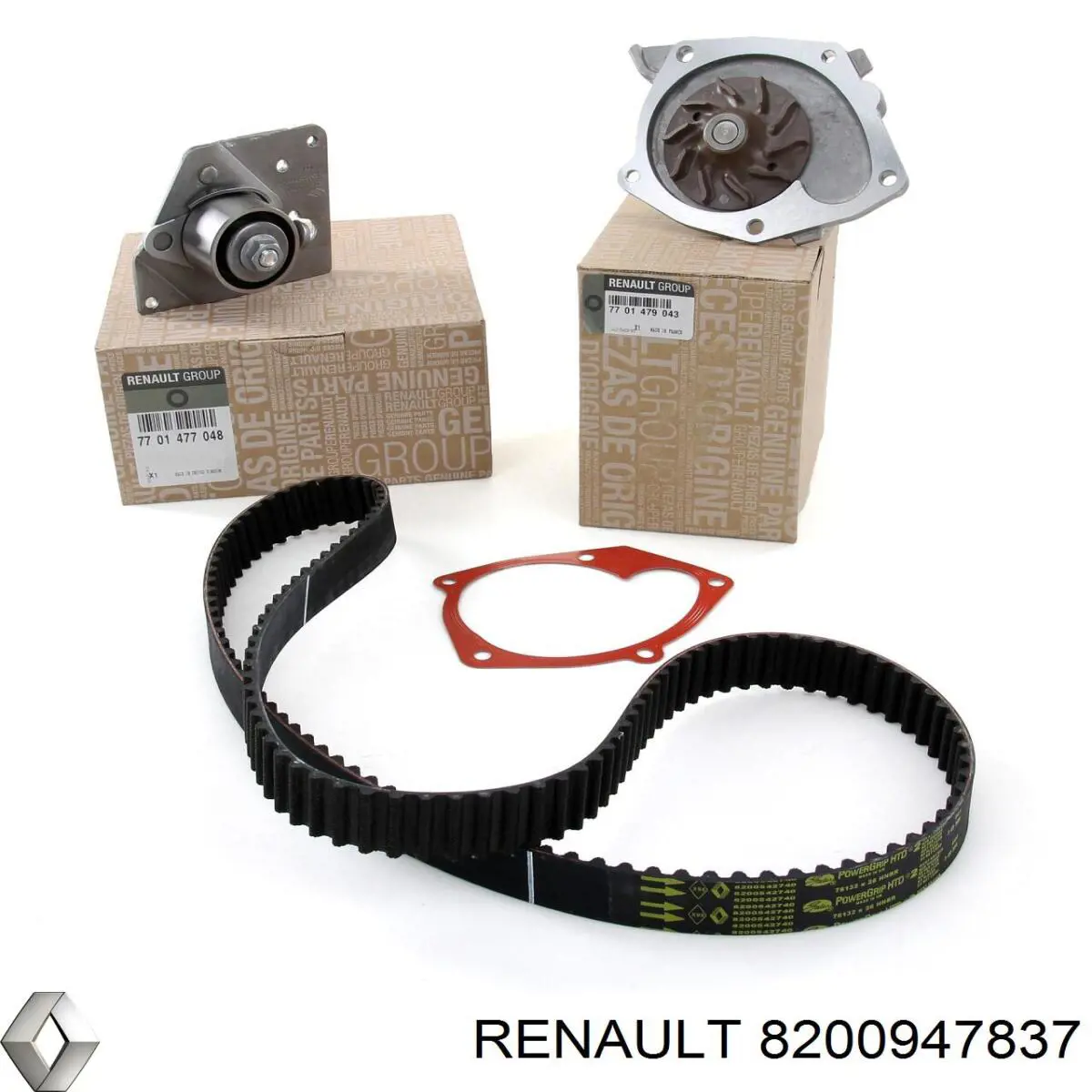 Rolo parasita da correia de transmissão Renault (RVI) 8200947837 preço, a partir de 15,29 USD