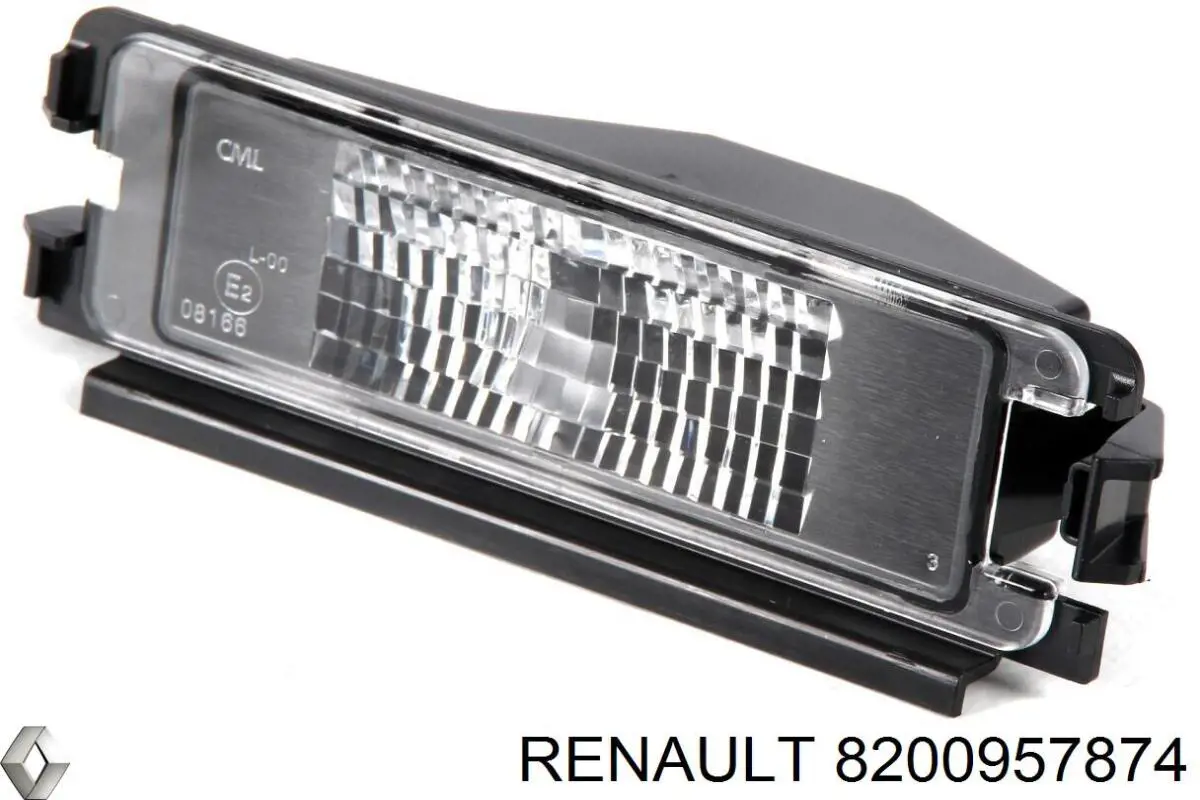Compre 8200957874 Renault (RVI) Lanterna da luz de fundo de matrícula traseira