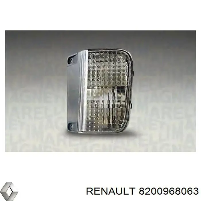 8200968063 Renault (RVI) Lanterna direita de marcha à ré