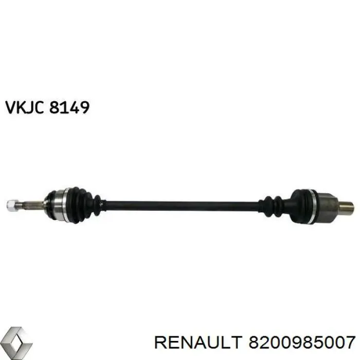 Semieixo (acionador) dianteiro direito Renault (RVI) 8200985007 preço, a partir de 71,51 USD