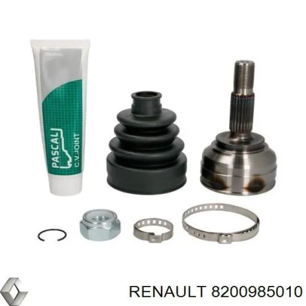 Semieixo (acionador) dianteiro esquerdo Renault (RVI) 8200985010 preço, a partir de 81,72 USD