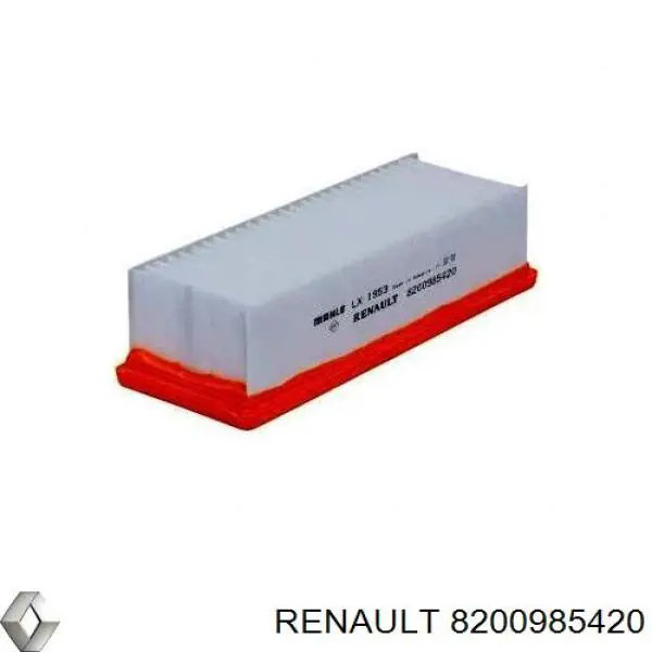 Filtro de ar Renault (RVI) 8200985420 preço, a partir de 9,01 USD