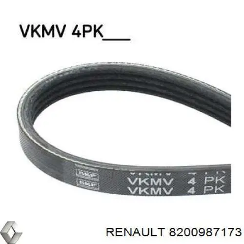8200987173 Renault (RVI) Correia dos conjuntos de transmissão