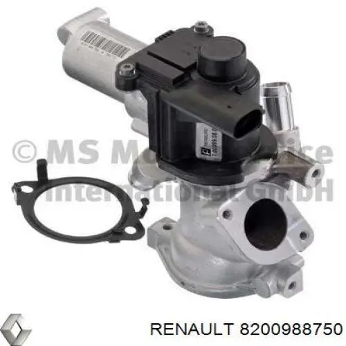 Compre 8200988750 Renault (RVI) Válvula EGR de recirculação dos gases