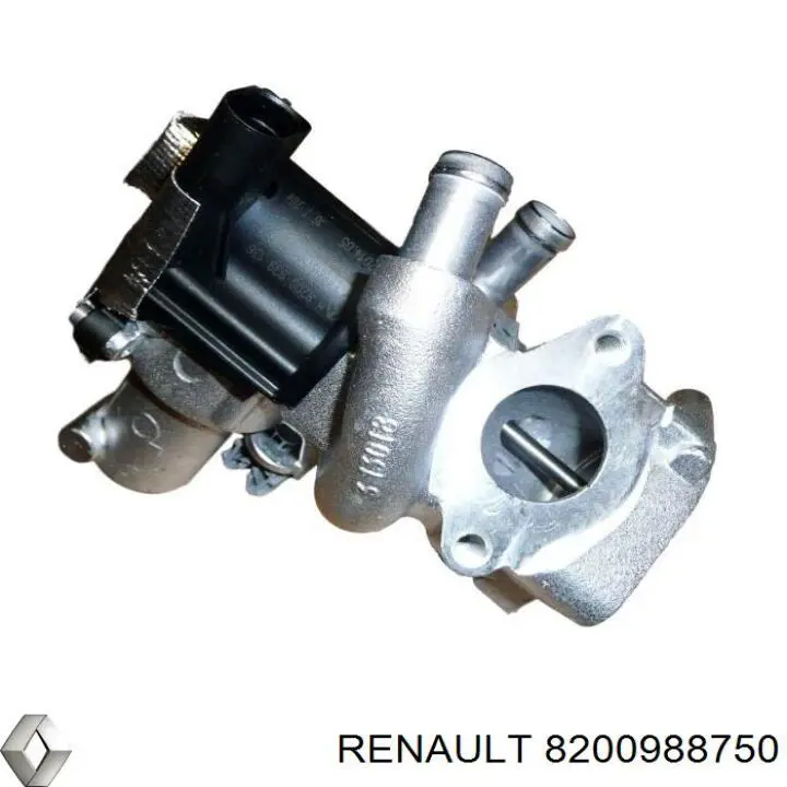 Válvula EGR de recirculação dos gases 8200988750 Renault (RVI)
