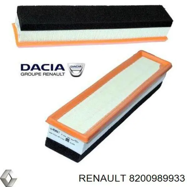8200989933 Renault (RVI) Filtro de ar