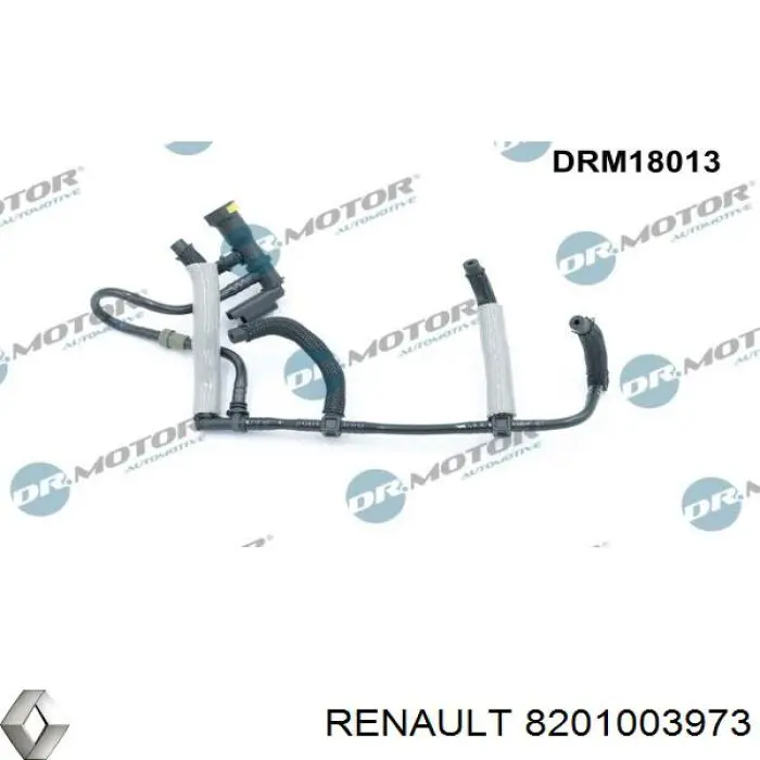 8201003973 Renault (RVI) Tubo de combustível, inverso desde os injetores