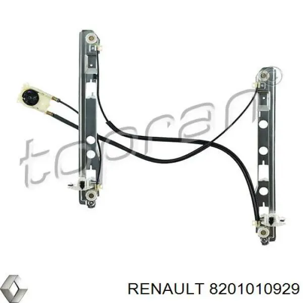 Mecanismo de acionamento de vidro da porta dianteira esquerda Renault (RVI) 8201010929 preço, a partir de 52,22 USD