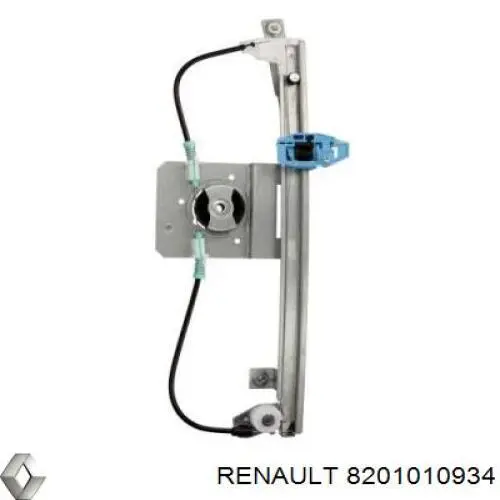 Mecanismo de acionamento de vidro da porta traseira direita Renault (RVI) 8201010934 preço, a partir de 48,29 USD