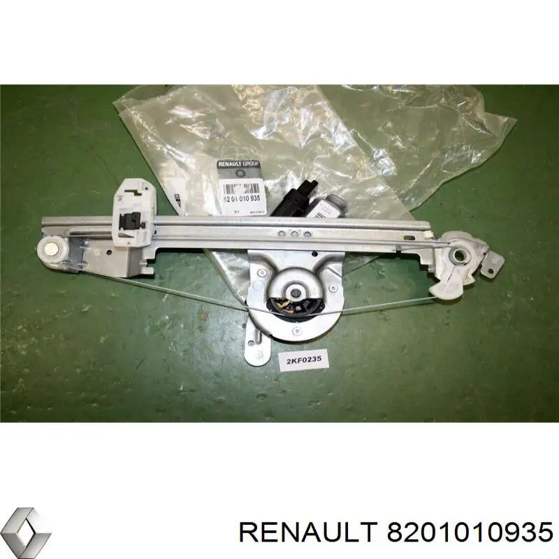 Compre 8201010935 Renault (RVI) Mecanismo de acionamento de vidro da porta traseira esquerda