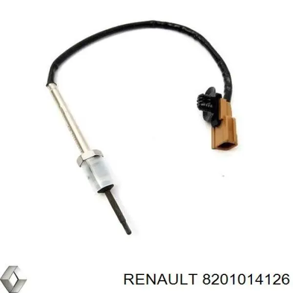 Compre 8201014126 Renault (RVI) Sensor de temperatura dos gases de escape (GE), no catalisador