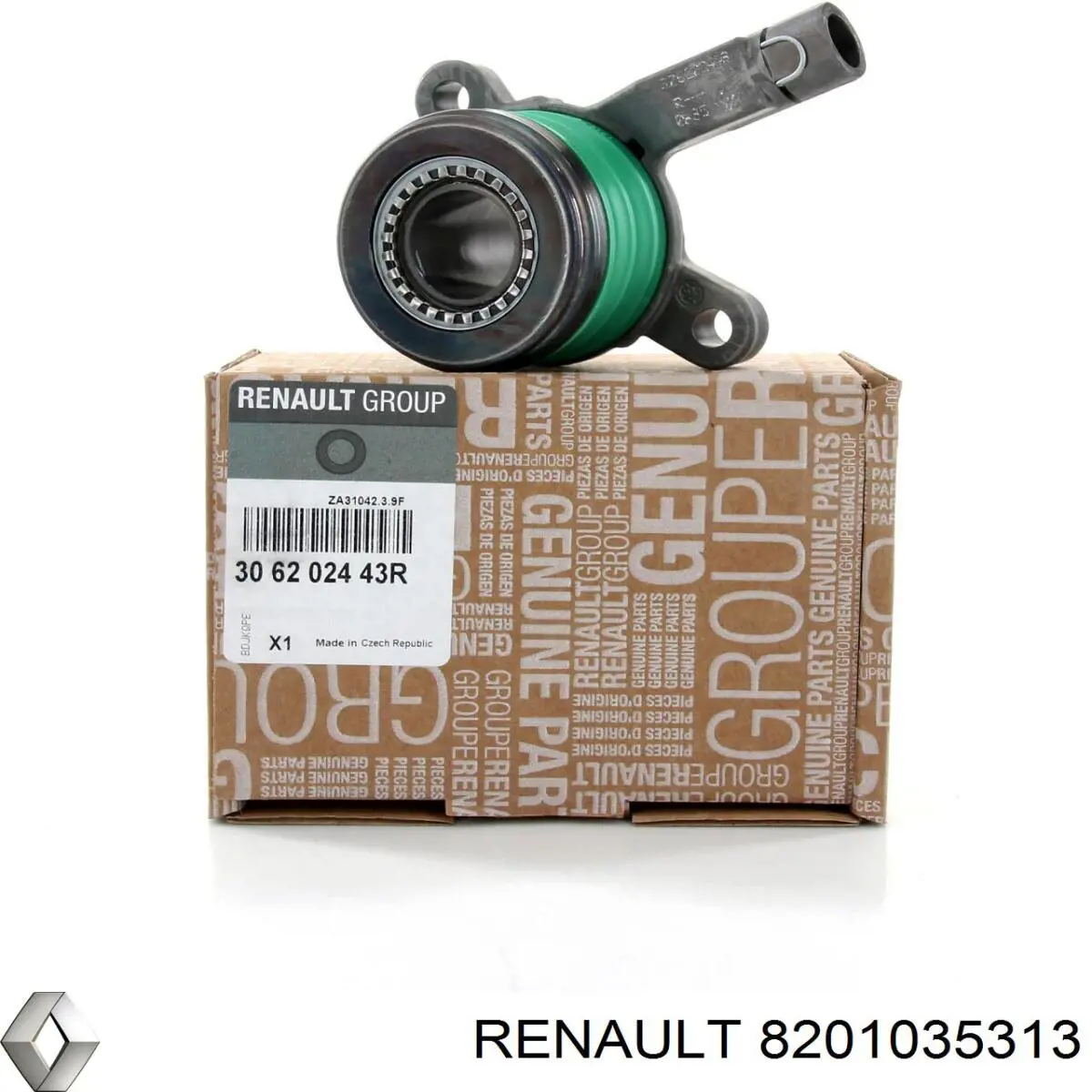Cilindro de trabalho de embraiagem montado com rolamento de desengate 8201035313 Renault (RVI)