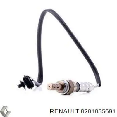 8201035691 Renault (RVI) Sonda lambda, sensor de oxigênio