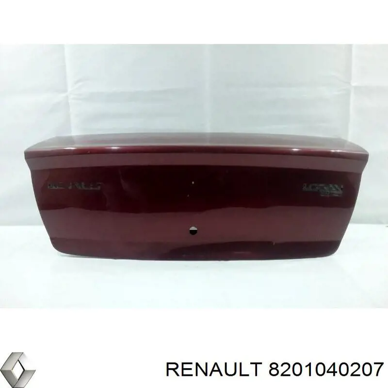 8201040207 Renault (RVI) Tampa de porta-malas