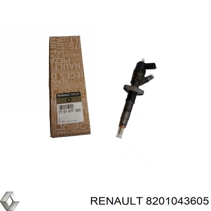 8201043605 Renault (RVI) Injetor de injeção de combustível