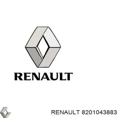 8201043883 Renault (RVI) Mangueira (cano derivado) de intercooler