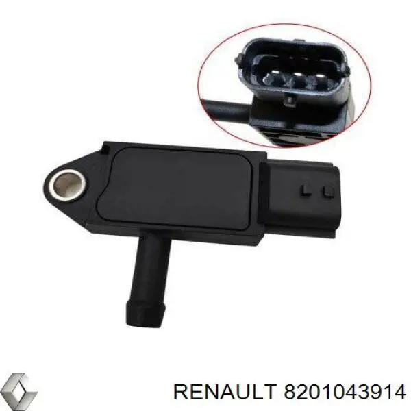 Sensor de pressão dos gases de escape Renault (RVI) 8201043914 preço, a partir de 40,86 USD