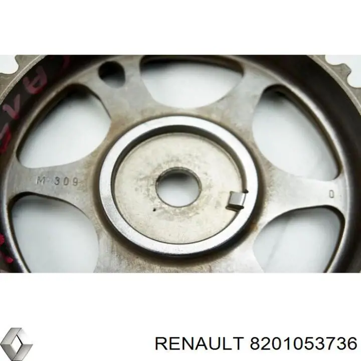 Compre 8200455386 Renault (RVI) Engrenagem de cadeia de roda dentada da árvore distribuidora de escape de motor