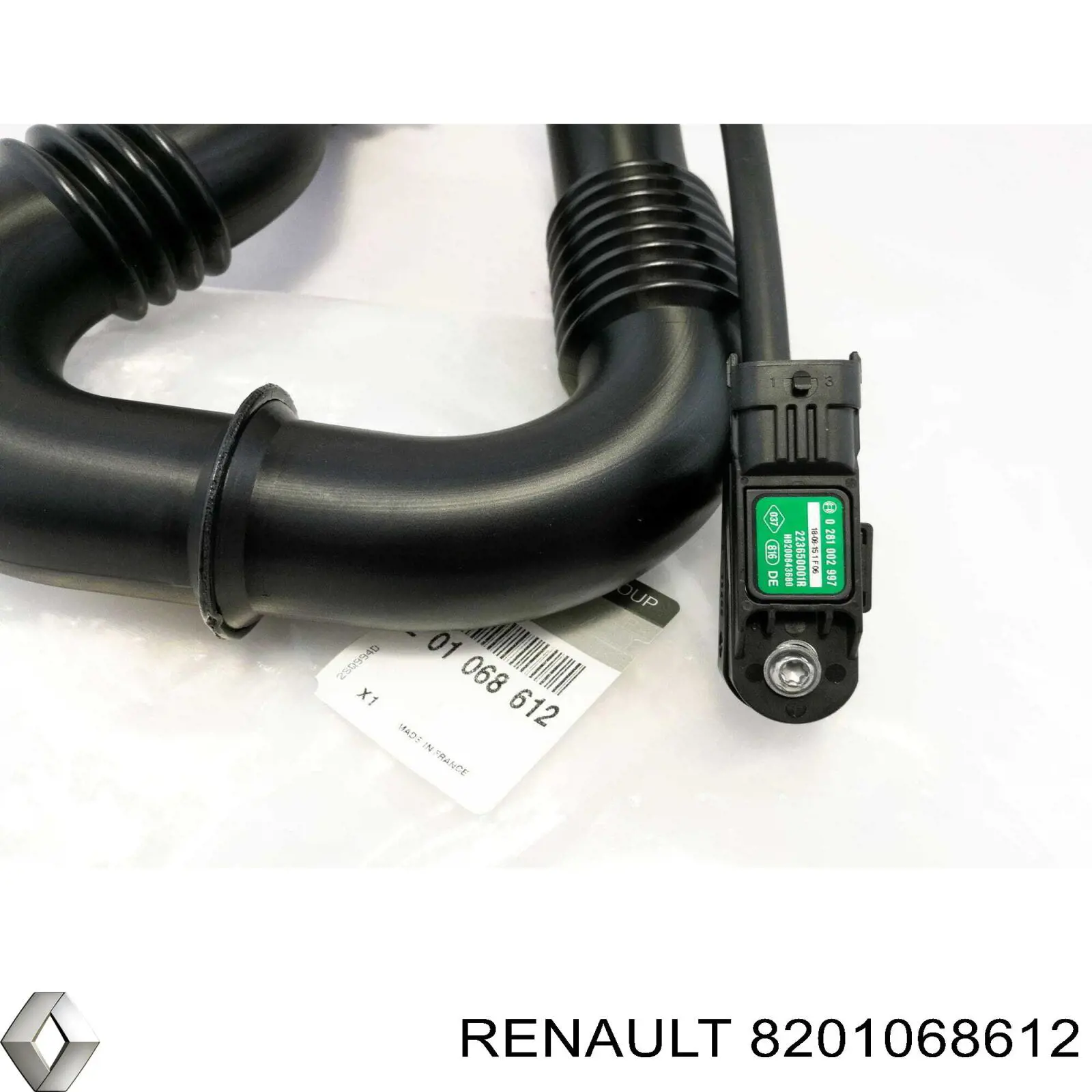 Mangueira (cano derivado) de intercooler 1626900Q0A Nissan/Infiniti