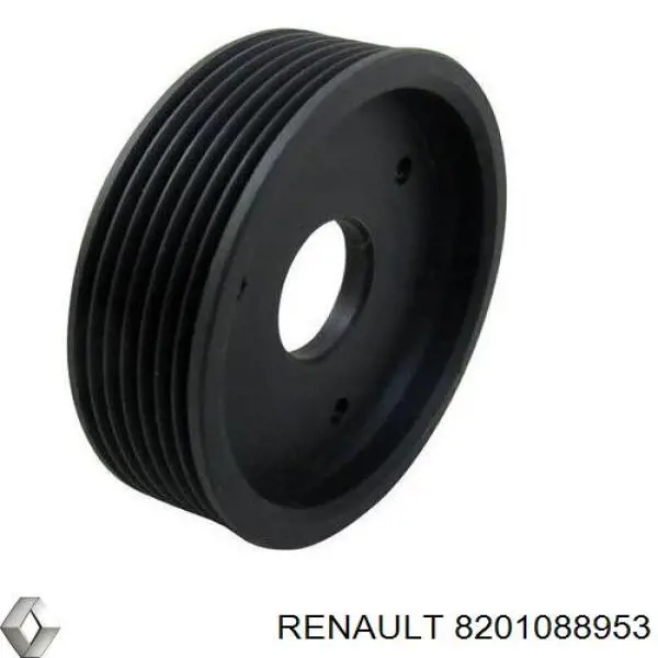 Compre 8201088953 Renault (RVI) Polia de bomba da Direção hidrâulica assistida