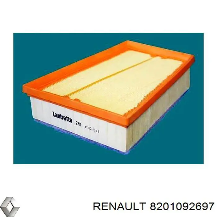 Filtro de ar Renault (RVI) 8201092697 preço, a partir de 12,65 USD