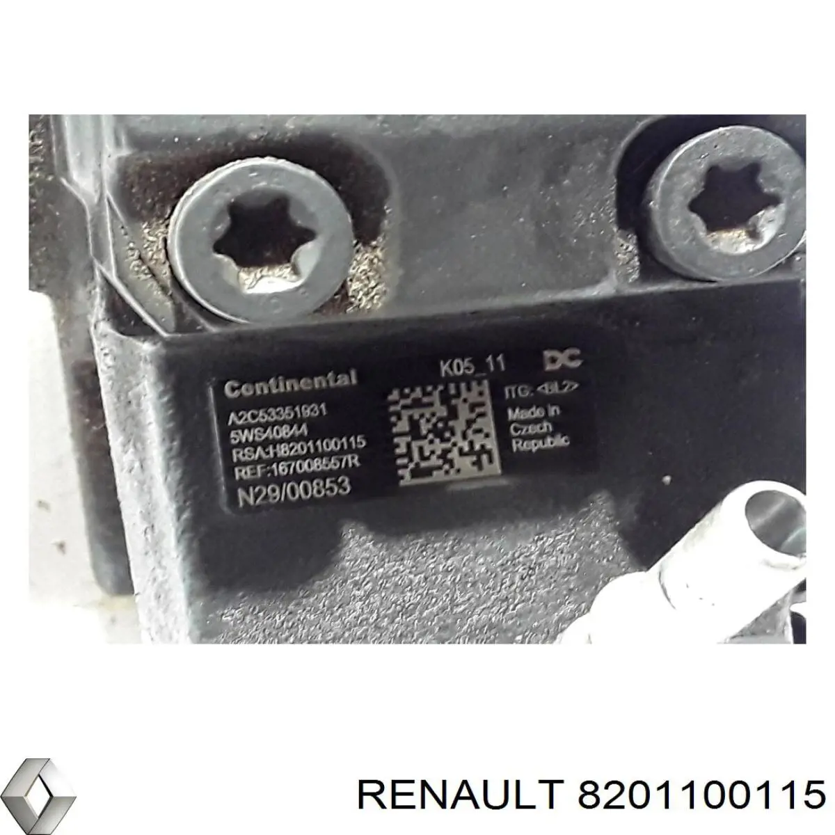 8201100115 Renault (RVI) Bomba de combustível de pressão alta