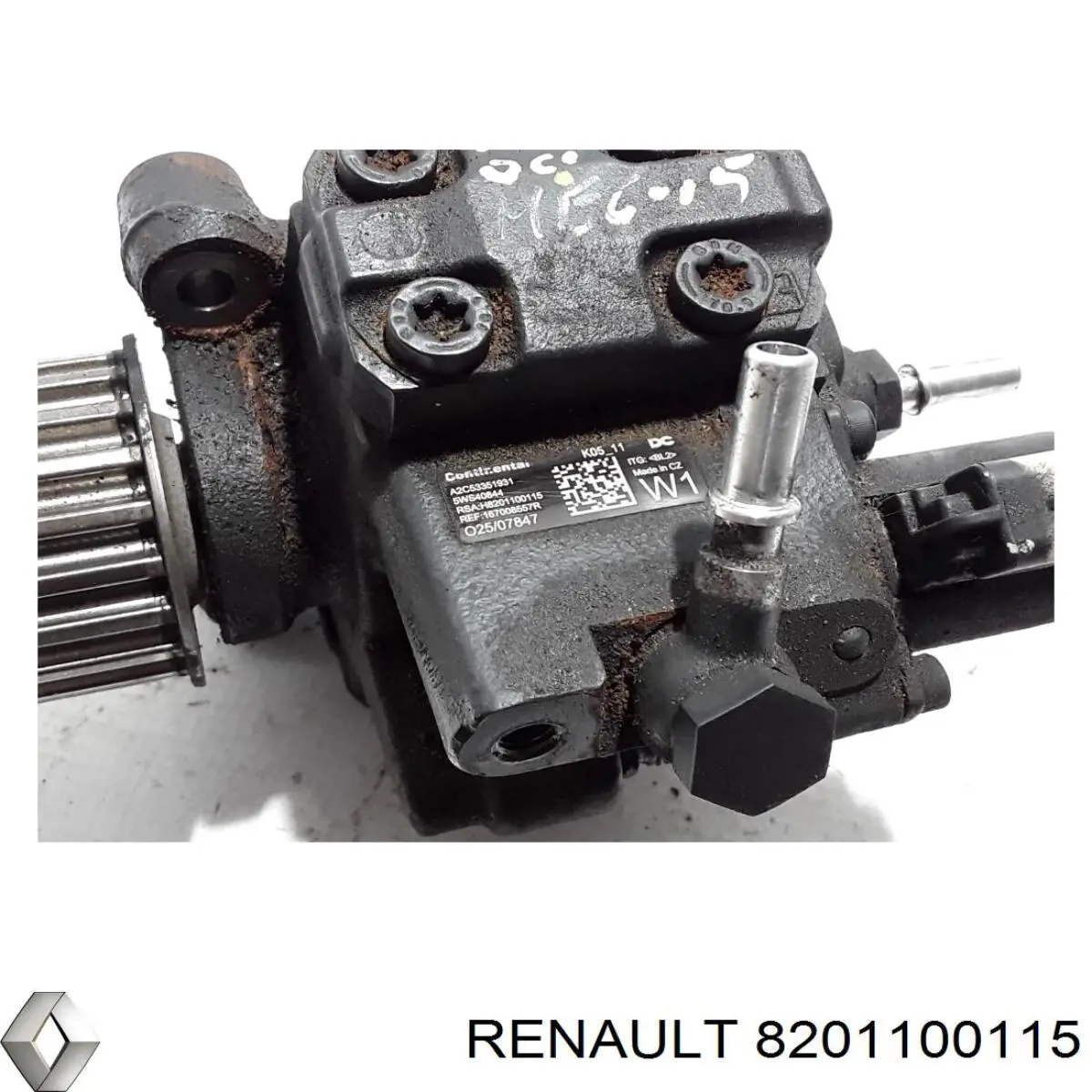 Bomba de combustível de pressão alta Renault (RVI) 8201100115 preço, a partir de 216,23 USD