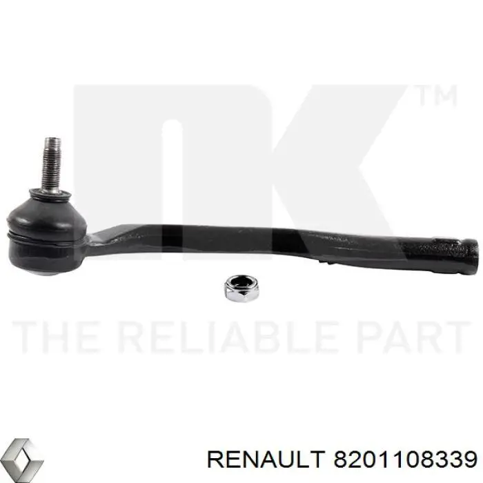 Ponta externa da barra de direção Renault (RVI) 8201108339 preço, a partir de 40,58 USD