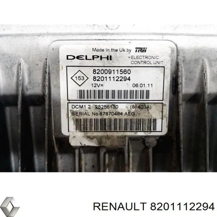 Módulo de direção (Centralina eletrônica) de motor Renault (RVI) 8201112294 preço, a partir de 105,74 USD
